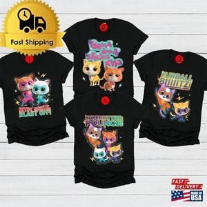 Super Cats T-Shirt Brave Smart Strong Kind Shirt Fight Kitties Unisex